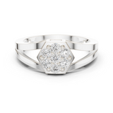 Gold Ring DDLR-736, White Gold