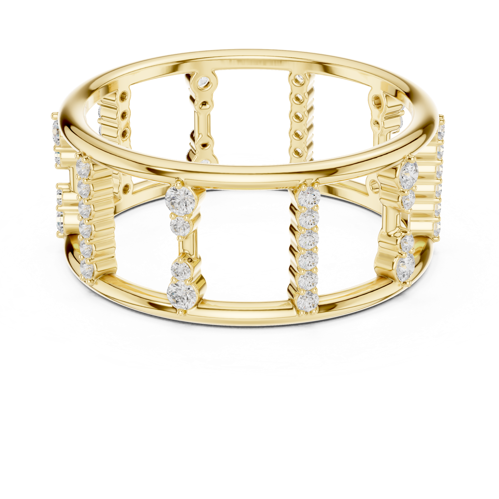 Gold Ring SBWR(48), Yellow Gold, view 4