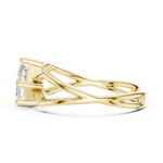 Gold Ring DDLR-522, Yellow Gold, view 3
