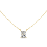Gold Jewelry DDPO-001, Radiant center stone, Yellow Gold, view 4