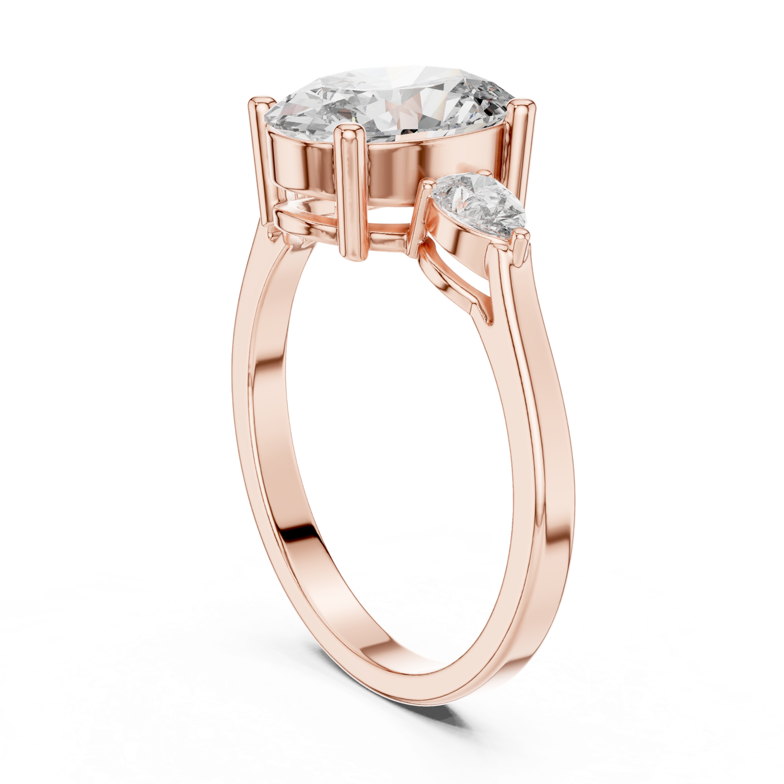 Gold Ring ALJLR-491, Rose Gold