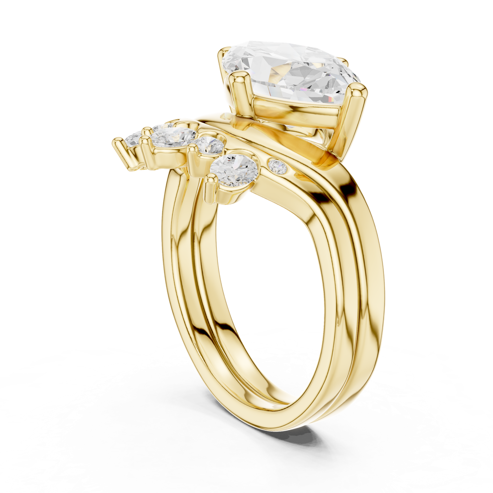 Gold Ring DDLR-444, Yellow Gold