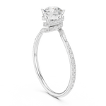Gold Ring LR-0341, White Gold, view 1