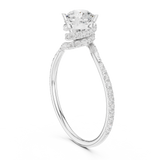 Gold Ring LR-0341, White Gold, view 1