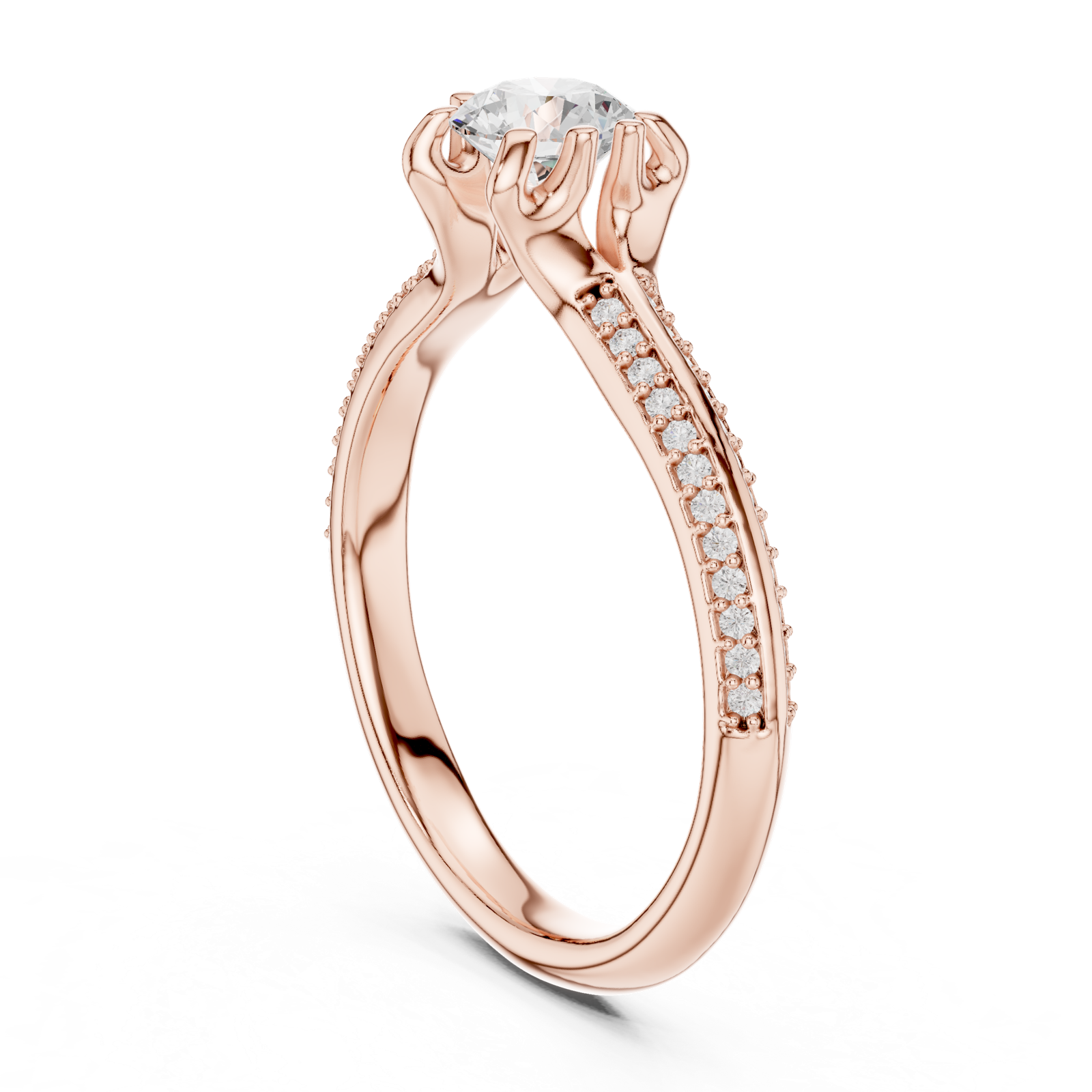 Gold Ring LR-0331, Rose Gold