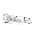 Gold Ring LR-0266, White Gold, view 3