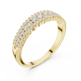 Gold Ring DDLR-449, Yellow Gold, view 2