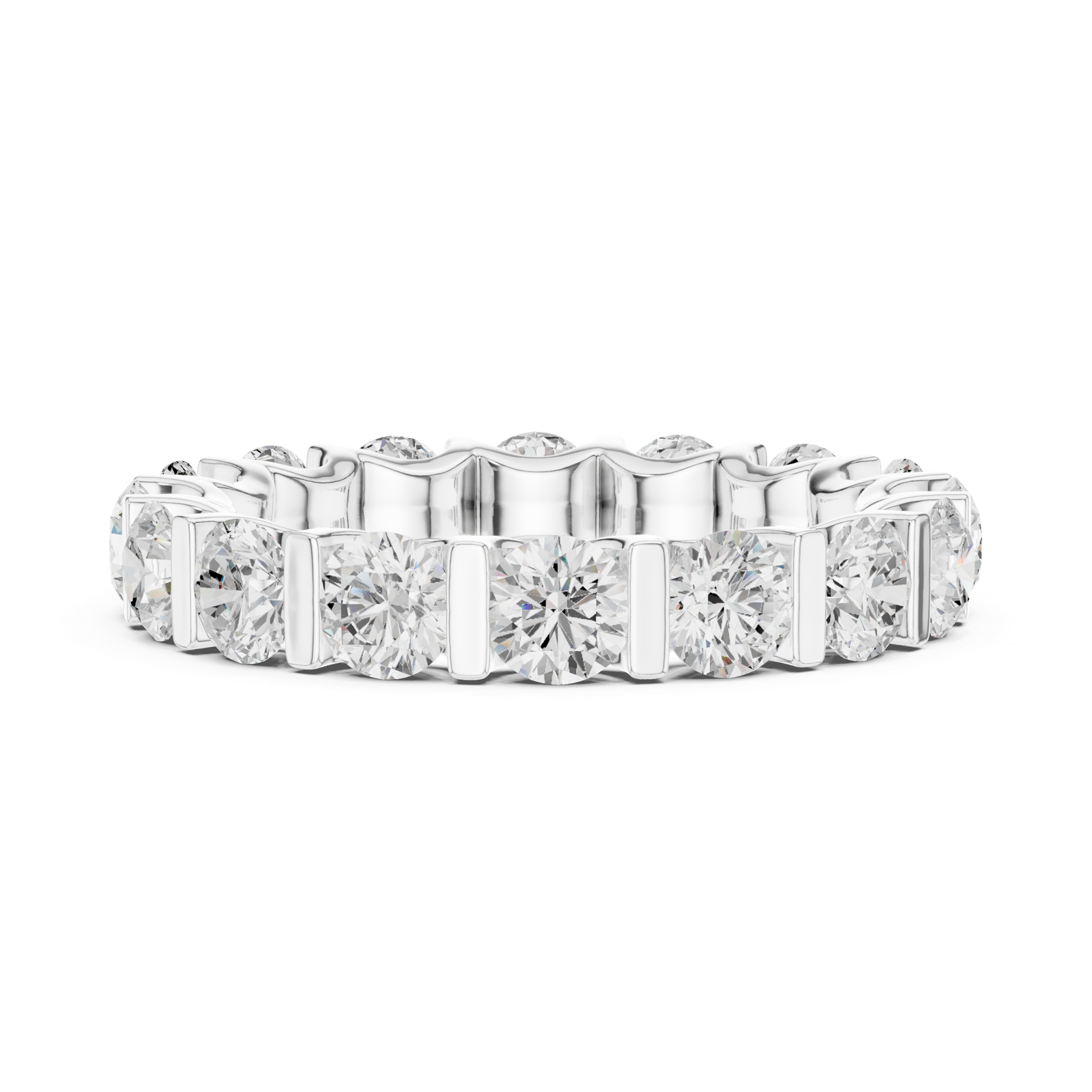 Gold Ring DDLR-474, White Gold, view 3