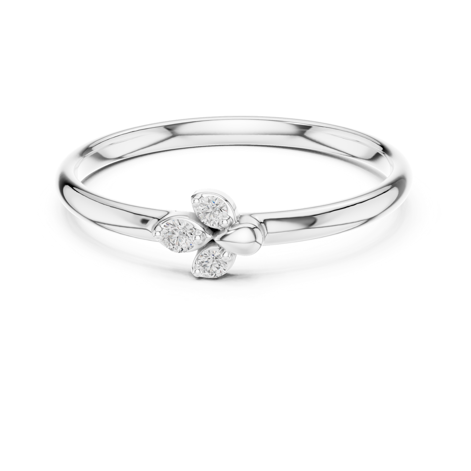 Gold Ring 1 (397), White Gold, view 4