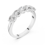 Gold Ring DDLR-1120, White Gold, view 2