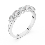 Gold Ring DDLR-1120, White Gold, view 2