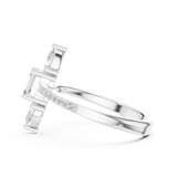 Gold Ring DDLR-529, White Gold, view 3