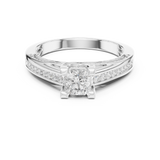 Gold Ring LR-0284, White Gold