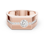 Gold Men's Ring GGR-0011, Rose Gold