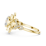 Gold Ring DDLR-061, Yellow Gold, view 3