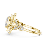 Gold Ring DDLR-061, Yellow Gold, view 3