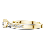 Gold Ring ALR-80, Yellow Gold, view 3