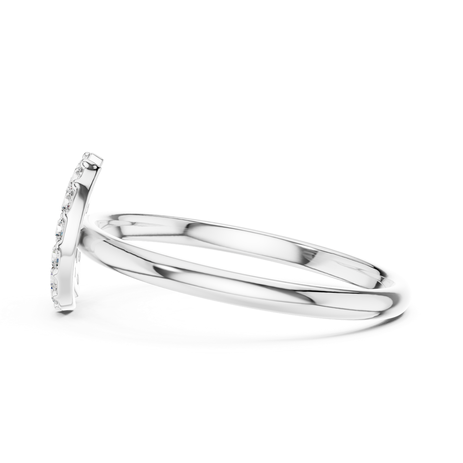 Gold Ring 1 (356), White Gold, view 3