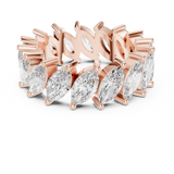 Gold Ring DDLR-247, Rose Gold, view 4