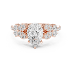 Gold Ring DDLR-1083, Rose Gold, view 4
