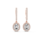 Gold Earrings 3-10009E_137_M, Rose Gold