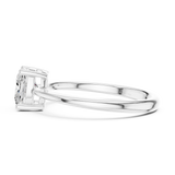 Gold Ring DDLR-501, White Gold, view 3