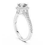 Gold Ring DDLR-043, White Gold