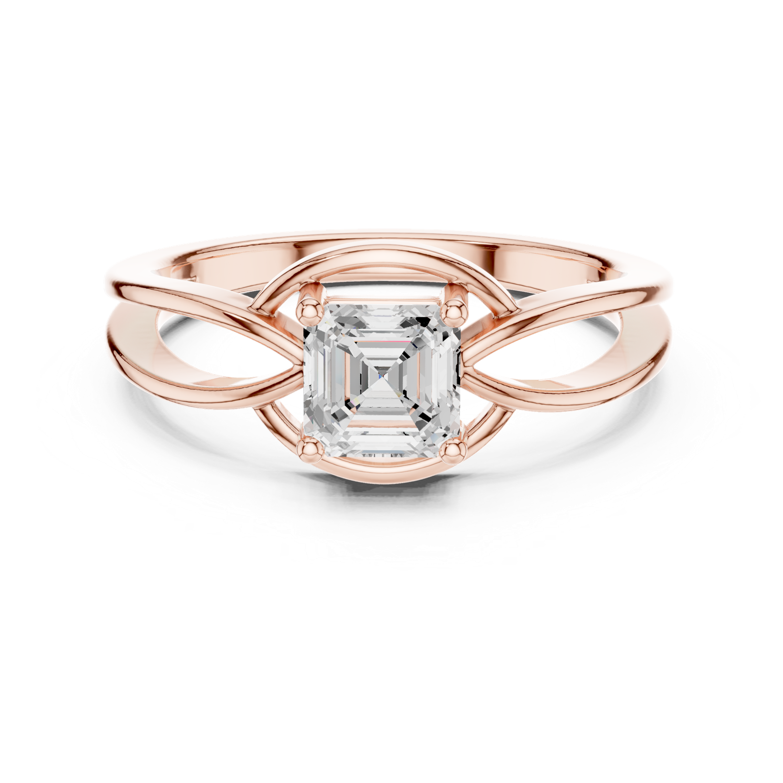 Gold Ring DDLR-499, Rose Gold