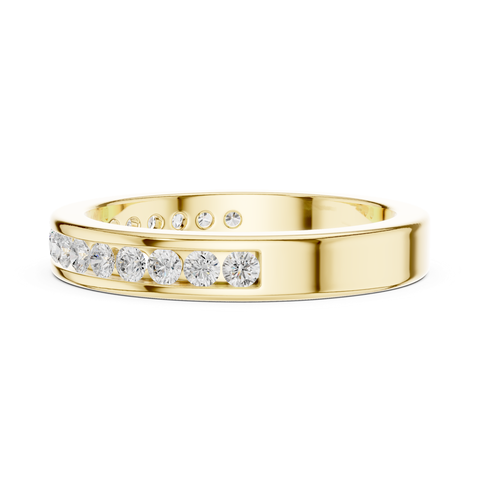 Gold Ring DDLR-437, Yellow Gold, view 3