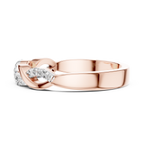 Gold Ring 12-10005@L, Rose Gold, view 3