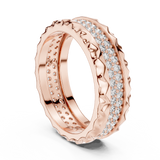 Gold Ring DDLR-423, Rose Gold, view 1