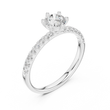 Gold Ring SBWR(36), White Gold, view 2