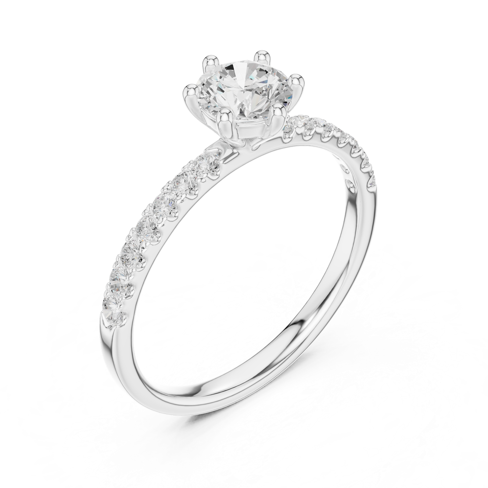 Gold Ring SBWR(36), White Gold, view 2