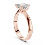 Gold Jewelry L36-8, Asscher center stone, Rose Gold, view 1