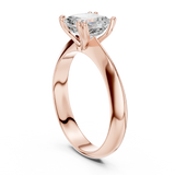 Gold Jewelry L36-8, Asscher center stone, Rose Gold, view 1