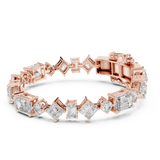 Gold Bracelet GLBR-0030, Rose Gold, view 1