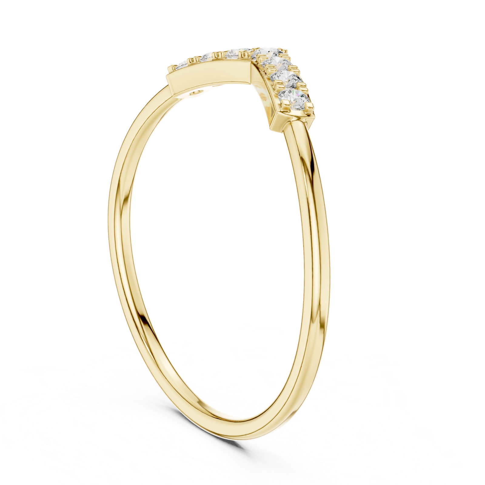 Gold Ring HLR-199, Yellow Gold, view 1