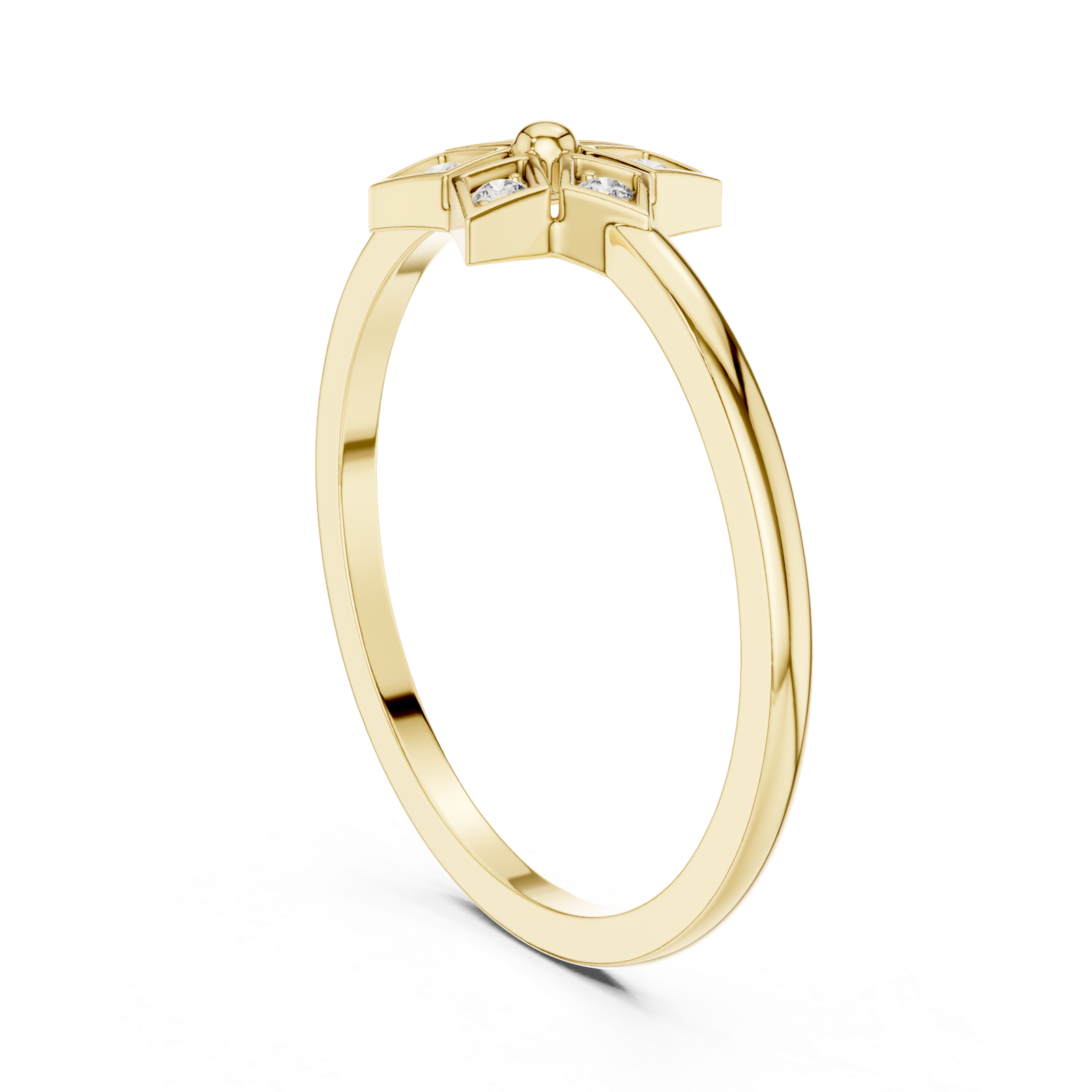 Gold Ring DR-6258, Yellow Gold