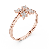 Gold Ring Ledis Ring, Rose Gold, view 2