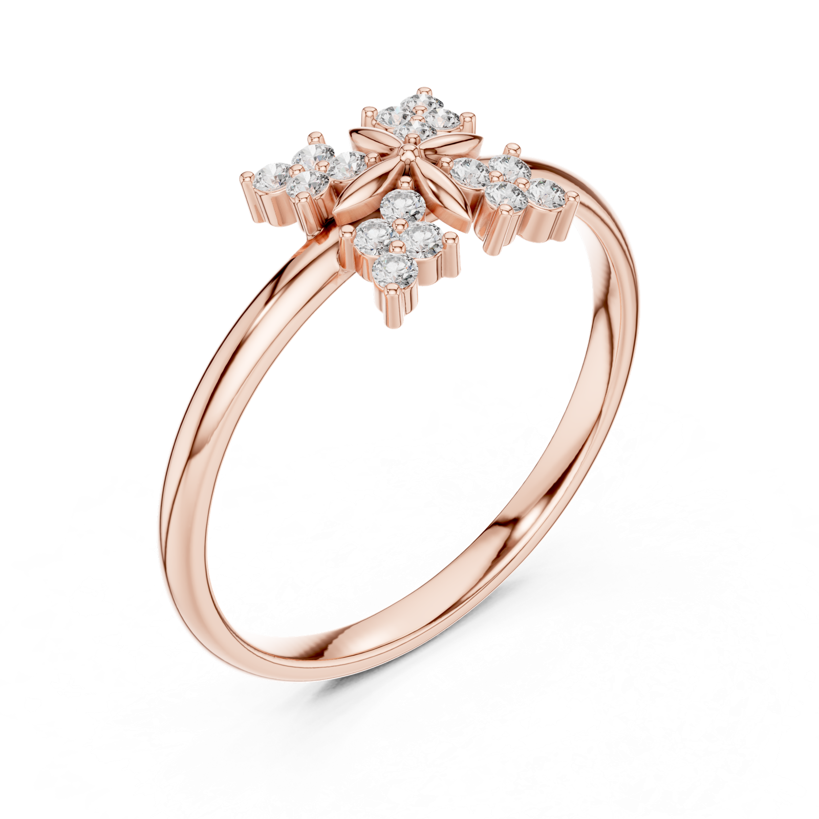 Gold Ring Ledis Ring, Rose Gold, view 2