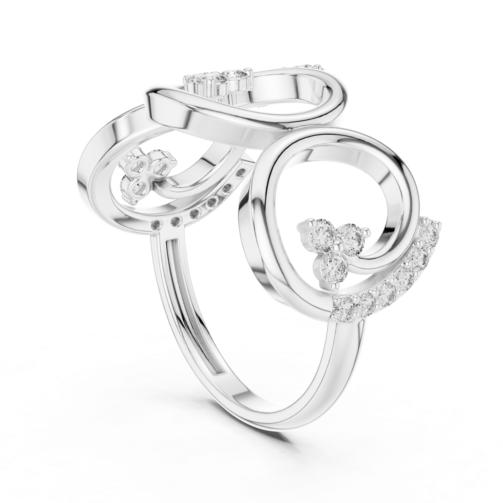 Gold Ring GHFTG, White Gold