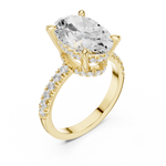 Gold Ring DDLR-259, Yellow Gold, view 2