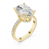 Gold Ring DDLR-259, Yellow Gold, view 2