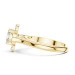 Gold Ring DDLR-334, Yellow Gold, view 3