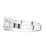 Gold Ring DDLR-1074, White Gold, view 3
