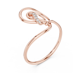 Gold Ring 1 (153), Rose Gold, view 2