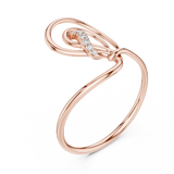Gold Ring 1 (153), Rose Gold, view 2