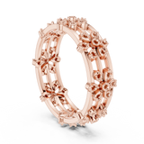 Gold Ring R37, Rose Gold, view 1