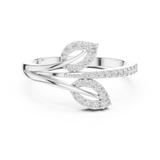 Gold Ring LR-01 (84), White Gold, view 4