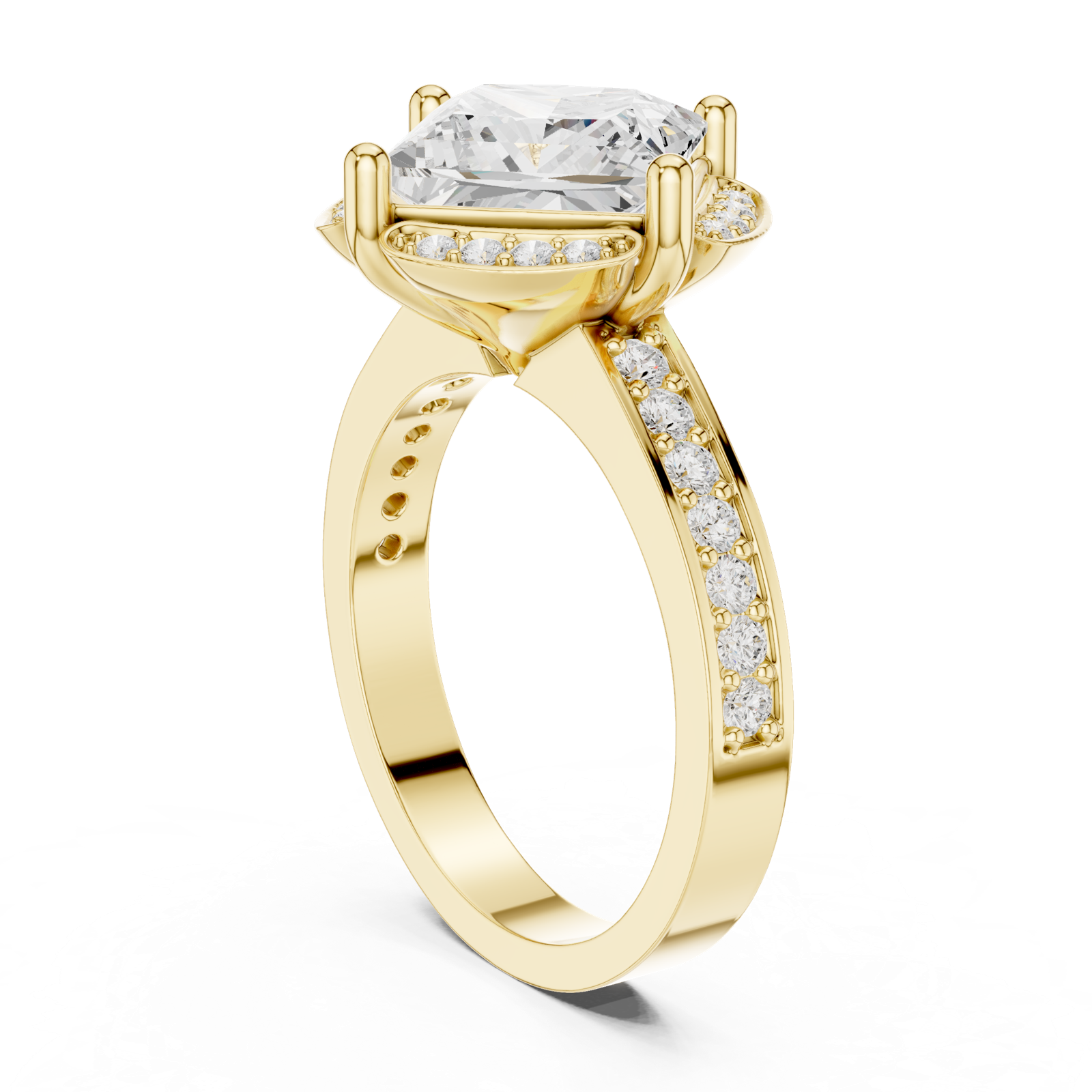 Gold Ring DDLR-361, Yellow Gold